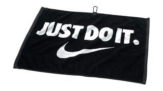 Nike Performance toalla de golf, negro/blanco