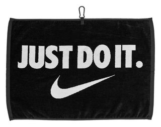 Nike Performance toalla de golf, negro/blanco