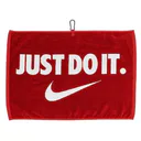 Nike Performance toalla de golf, rojo/blanco