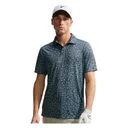 Nike Par Dri-FIT Grass Print polo de hombre, negro