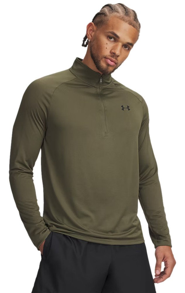 Under Armour Tech 2.0 1/2 Zip camiseta de hombre, verde