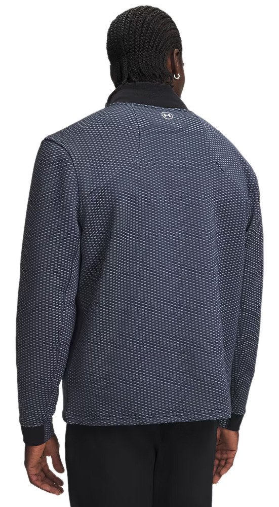 Under Armour Drive Pro Hybrid FZ sudadera de hombre, downpour grey/blanco