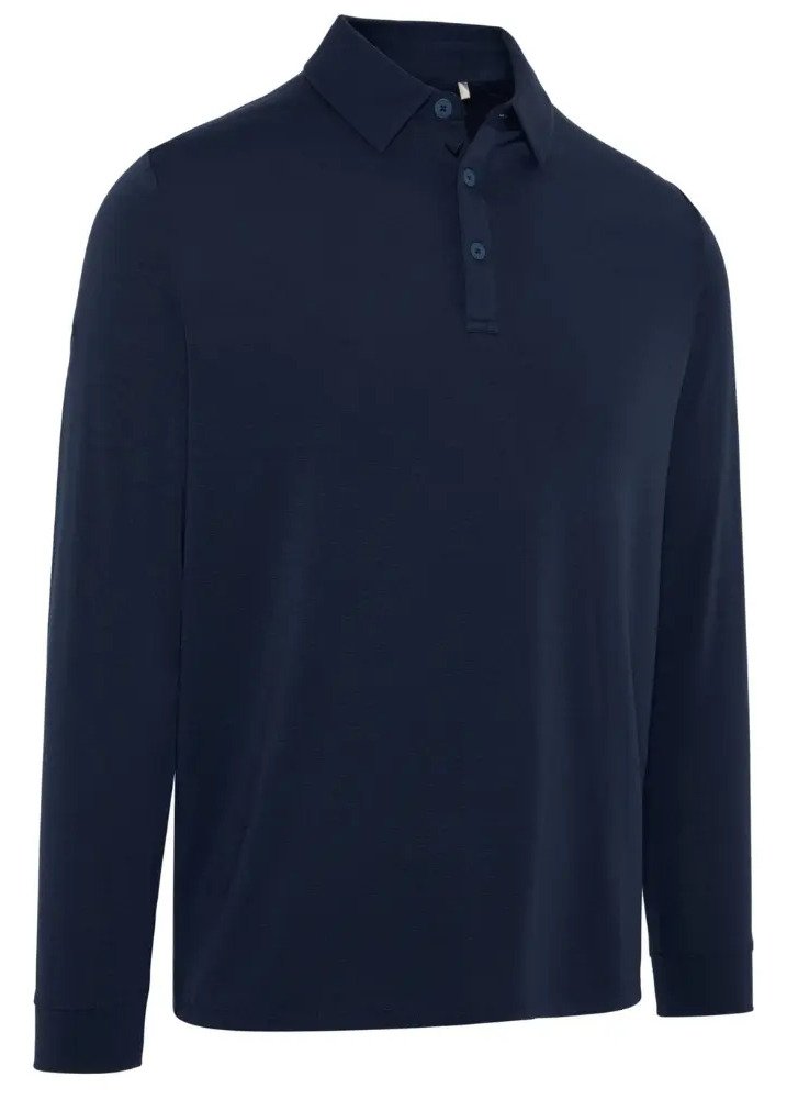 Callaway Soft Touch Long Sleeve polo de hombre, peacoat