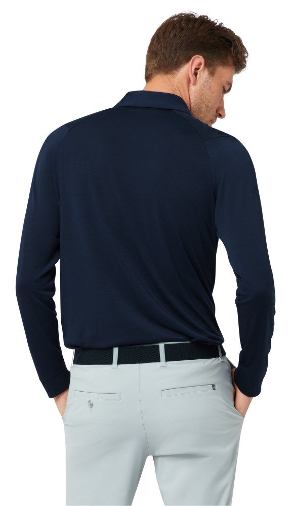 Callaway Soft Touch Long Sleeve polo de hombre, peacoat