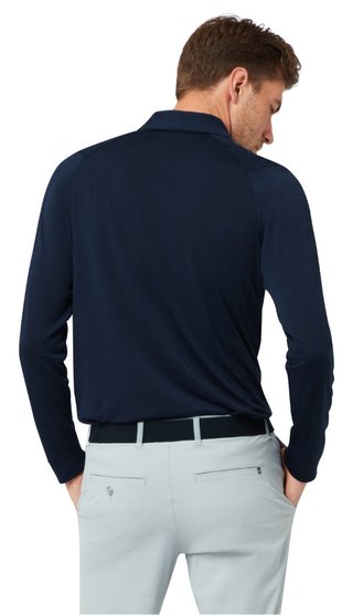 Callaway Soft Touch Long Sleeve polo de hombre, peacoat