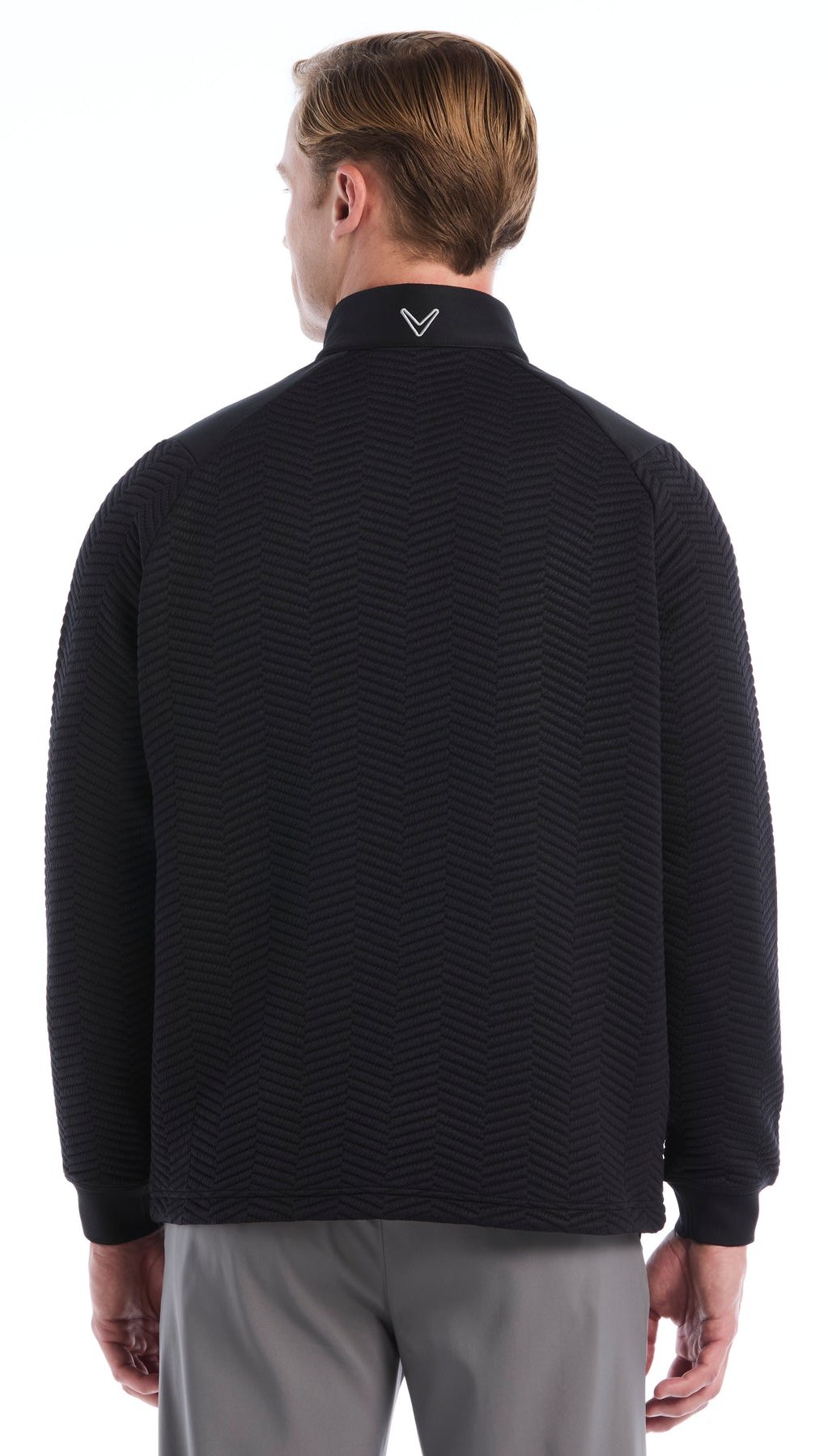 Callaway Chev Jacquard jersey de hombre, caviar