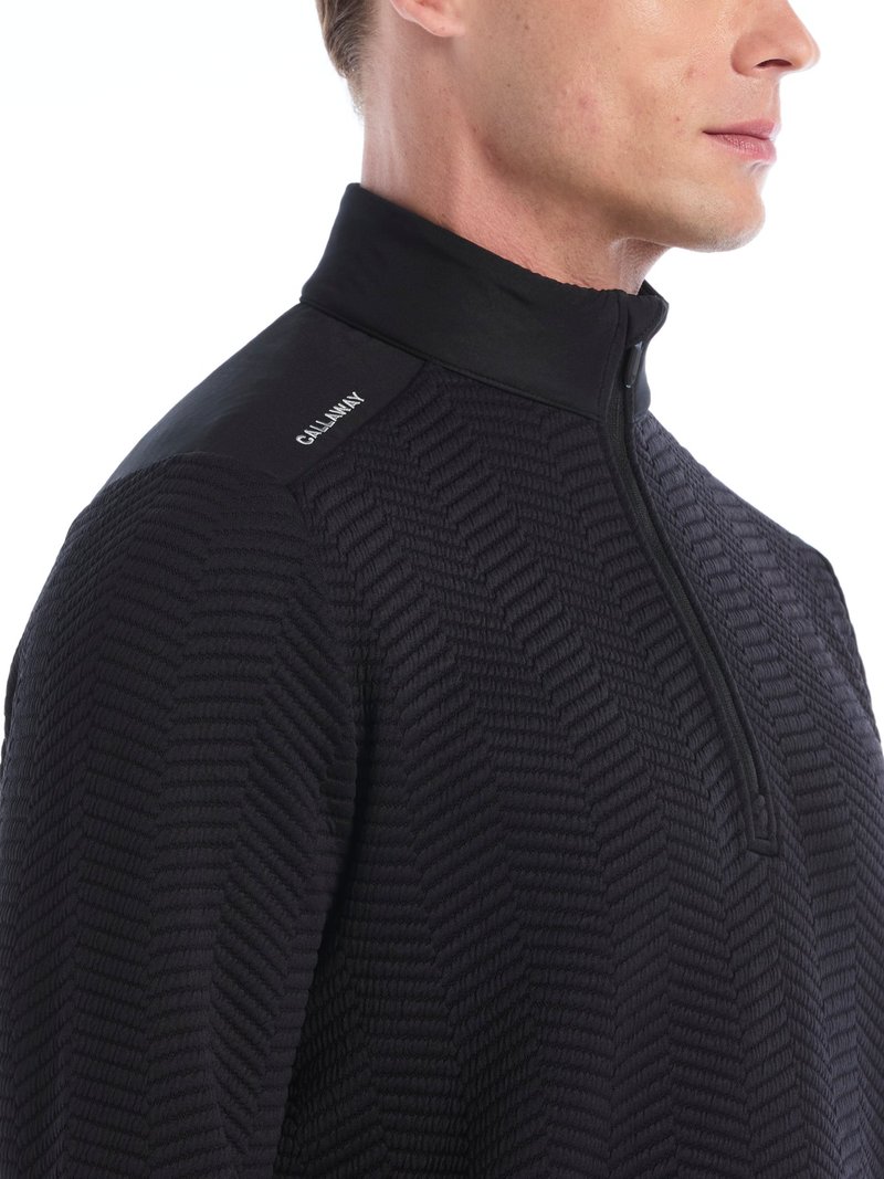 Callaway Chev Jacquard jersey de hombre, caviar