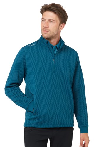 Callaway Chev Jacquard pullover de hombre, blue coral