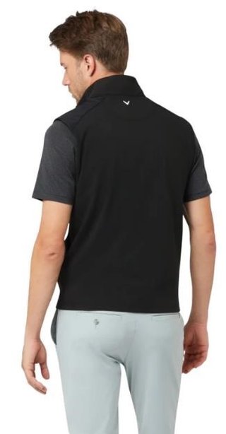 Callaway Lightweight 1/4-Zip chaleco de hombre, caviar