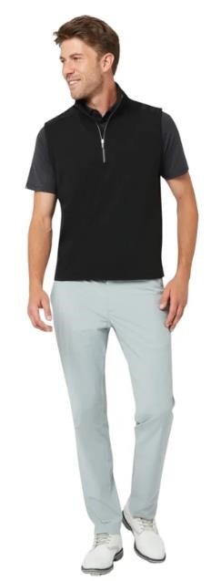 Callaway Lightweight 1/4-Zip chaleco de hombre, caviar