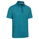 Callaway Confetti Tee Print polo de hombre, blue coral