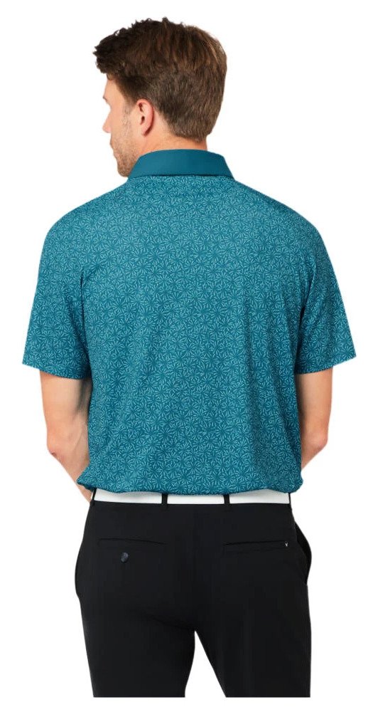 Callaway Confetti Tee Print polo de hombre, blue coral