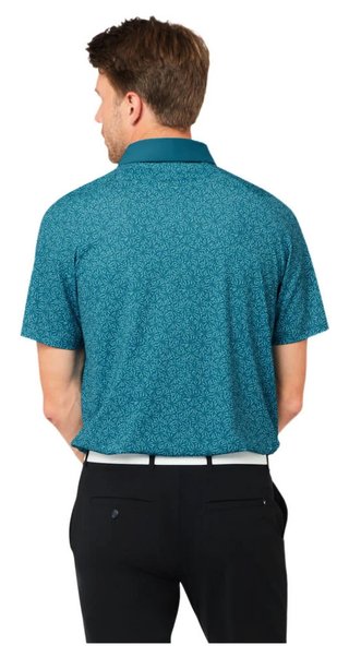 Callaway Confetti Tee Print polo de hombre, blue coral