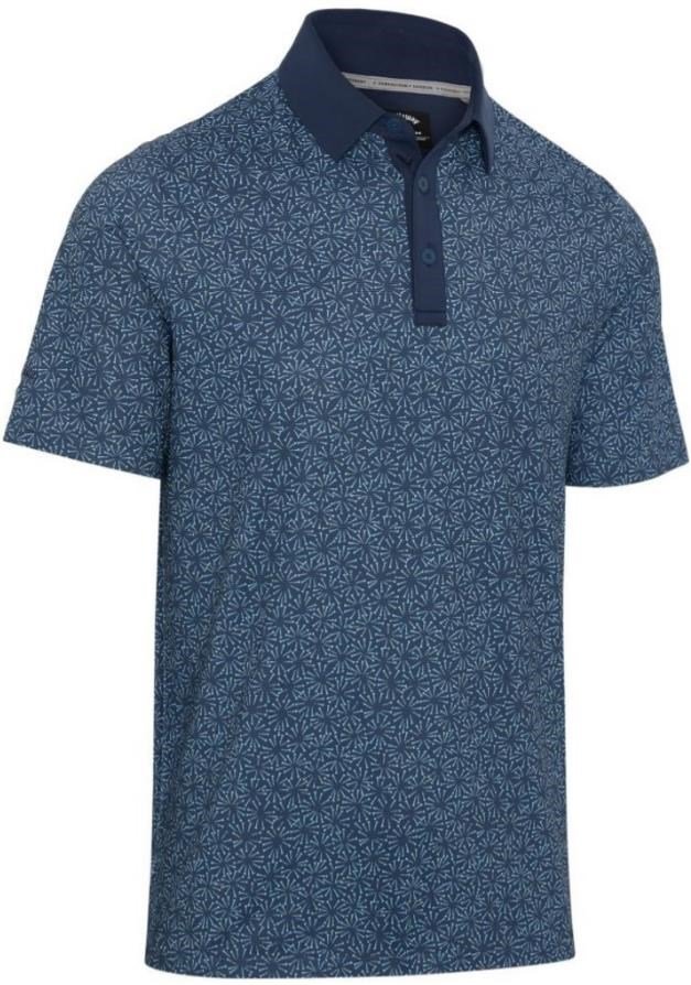 Callaway Confetti Tee Print polo de hombre, peacoat