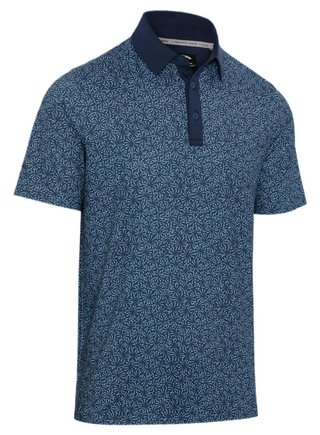 Callaway Confetti Tee Print polo de hombre, peacoat