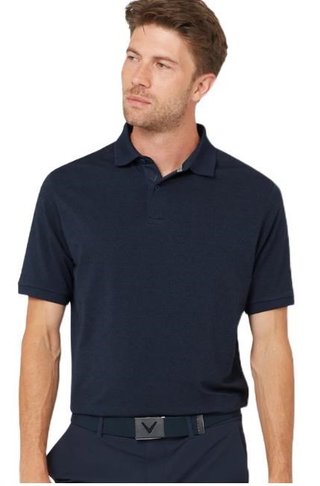 Callaway In The Details polo de hombre, peacoat heather