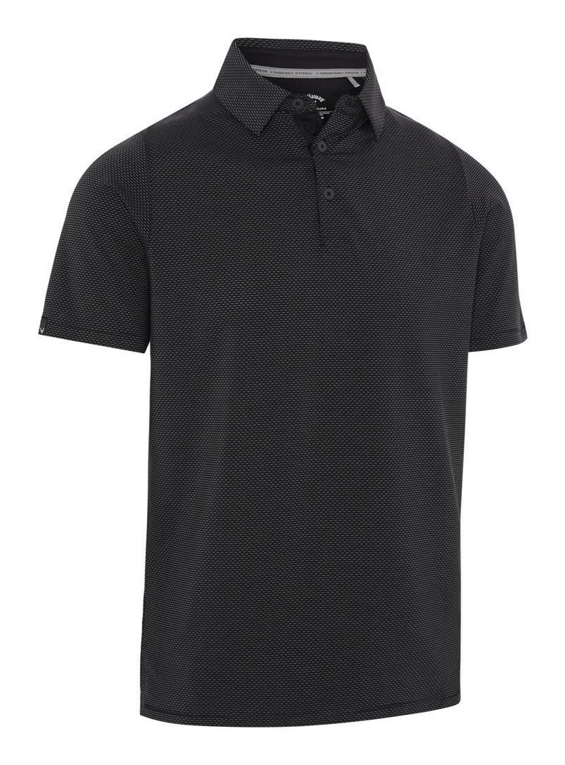 Callaway Emea Two-Tone Geo polo de hombre, caviar
