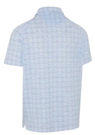 Callaway Printed Fractal Chev polo de hombre, blanco