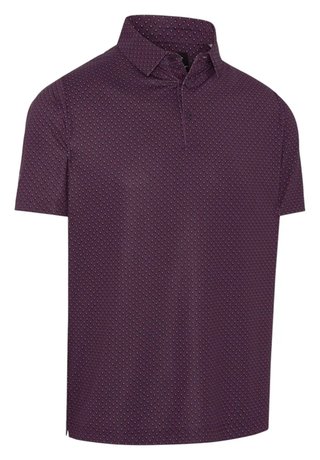 Callaway Trademark Golf Printed polo de hombre, italian plum