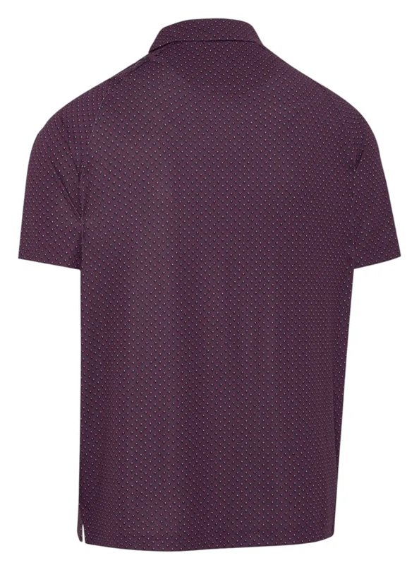 Callaway Trademark Golf Printed polo de hombre, italian plum
