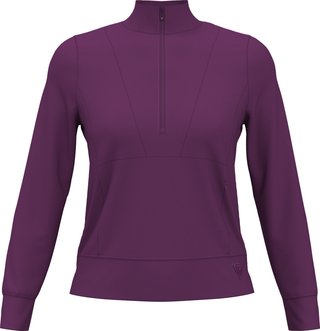 Callaway 1/2 Zip Soft Touch sudadera de mujer, gloxinia