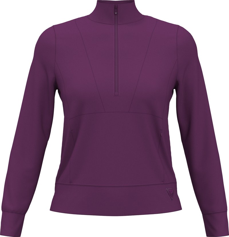 Callaway 1/2 Zip Soft Touch sudadera de mujer, gloxinia