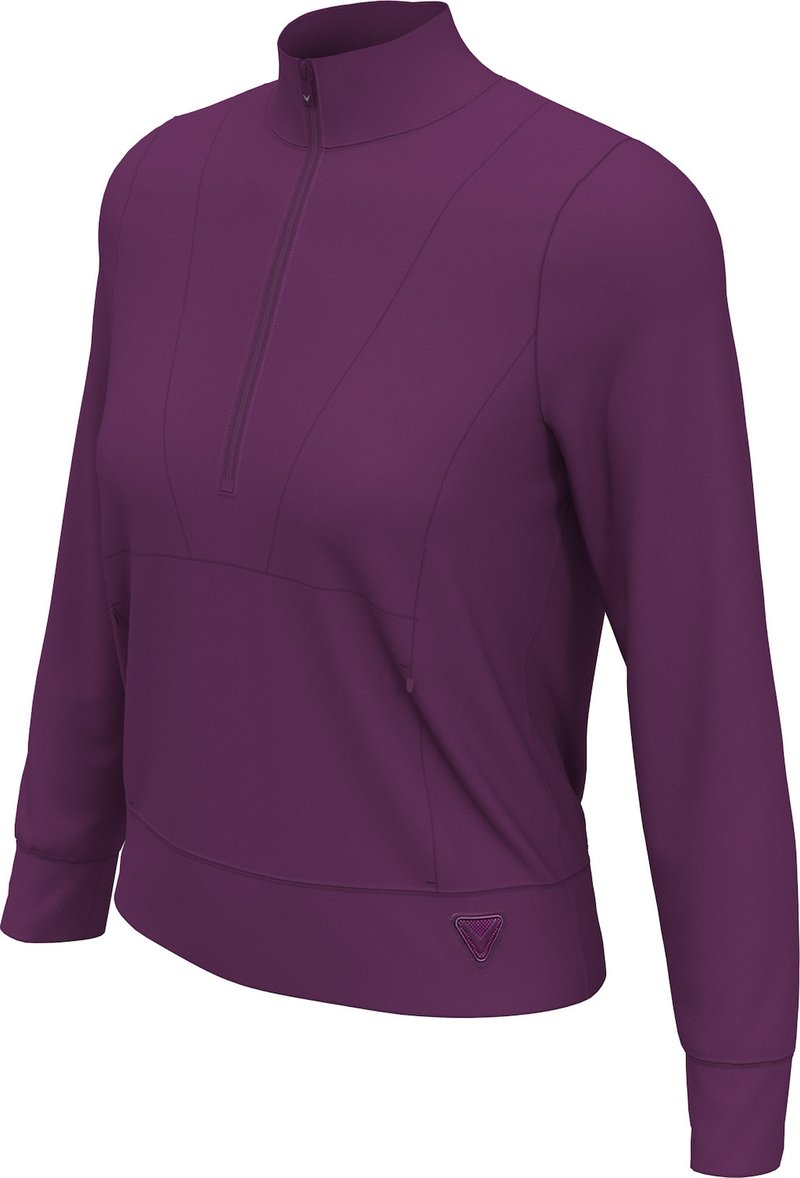 Callaway 1/2 Zip Soft Touch sudadera de mujer, gloxinia