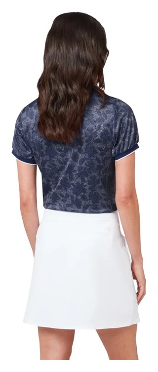 Callaway Rib Tim Printed polo de mujer, blue depths