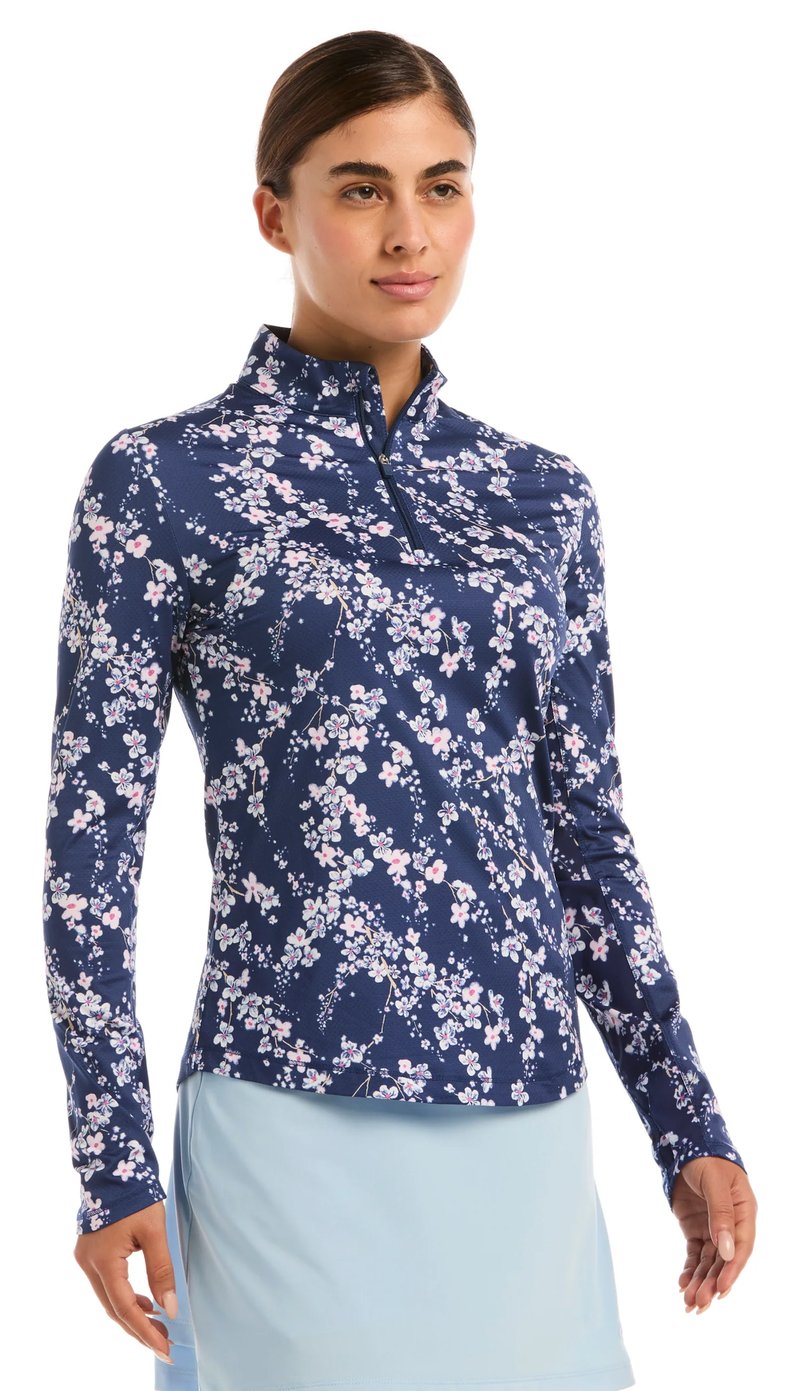 Callaway Snowy Floral sudadera de mujer, blue depths