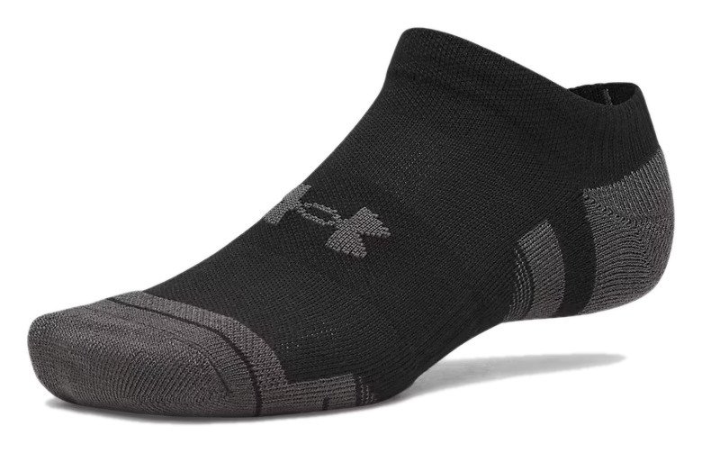 Under Armour Performance Tech No Show calcetines de hombre, 3pack, negro