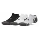 Under Armour Performance Tech No Show calcetines unisex, 3pack, mod gray/white/jet gray