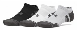 Under Armour Performance Tech No Show calcetines unisex, 3pack, mod gray/white/jet gray