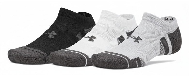 Under Armour Performance Tech No Show calcetines unisex, 3pack, mod gray/white/jet gray