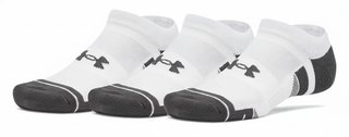Under Armour Performance Tech No Show calcetines unisex, 3pack, blanco