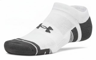Under Armour Performance Tech No Show calcetines unisex, 3pack, blanco