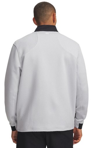Under Armour Drive Pro Hybrid FZ sudadera de hombre, halo gris/blanco