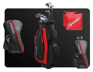 TaylorMade RBZ 2.0 11PC set de golf de hombre, acero, Stiff