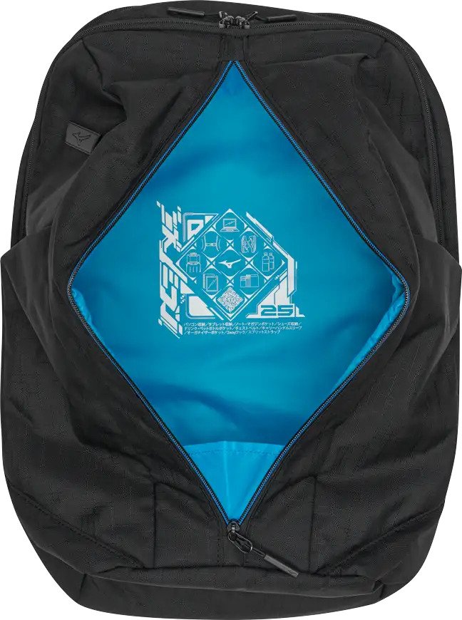 Mizuno Backpack 26 bolsa, negro