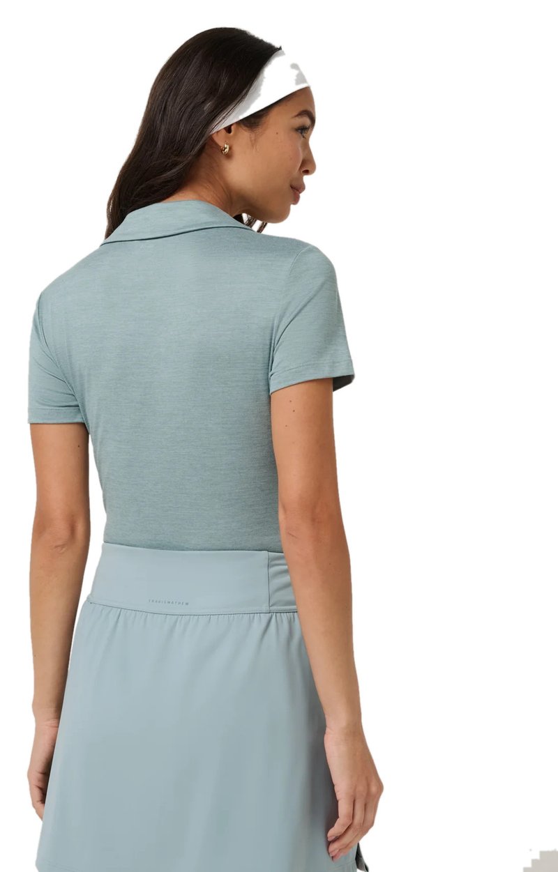 Travis Mathew Skyloft Light polo de mujer, heather slate