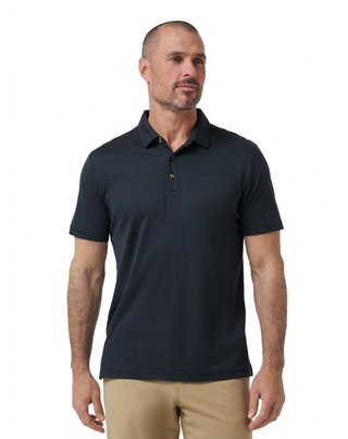 Travis Mathew The Zinna 2.0 No Logo polo de hombre, negro