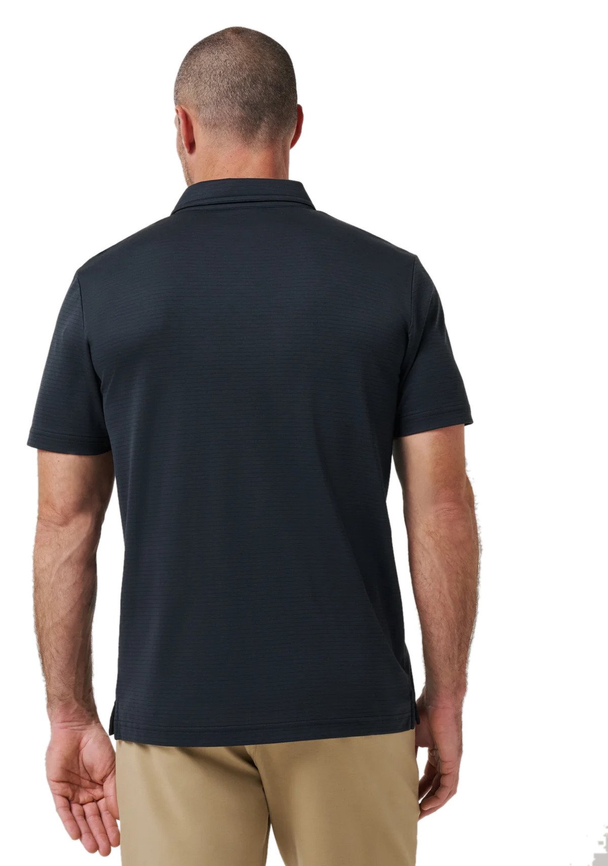 Travis Mathew The Zinna 2.0 No Logo polo de hombre, negro