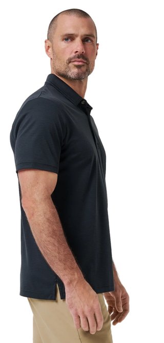 Travis Mathew The Zinna 2.0 No Logo polo de hombre, negro