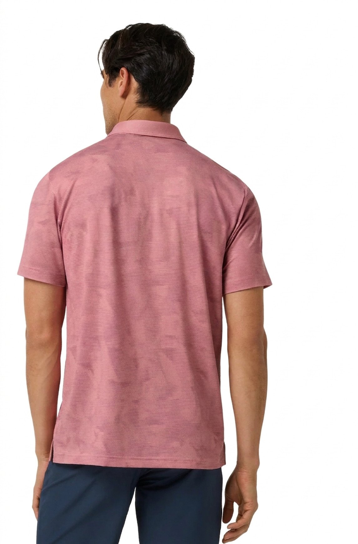 Travis Mathew Featherweight Backnine polo de hombre, mauveglow