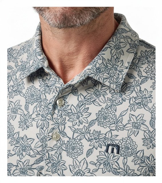 Travis Mathew Featherweight Sunbeam polo de hombre, italian sand