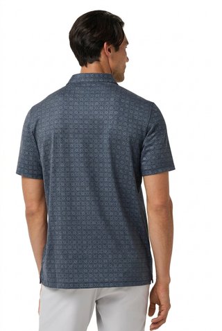 Travis Mathew Featherweight Trophy Ready polo de hombre, total eclipse