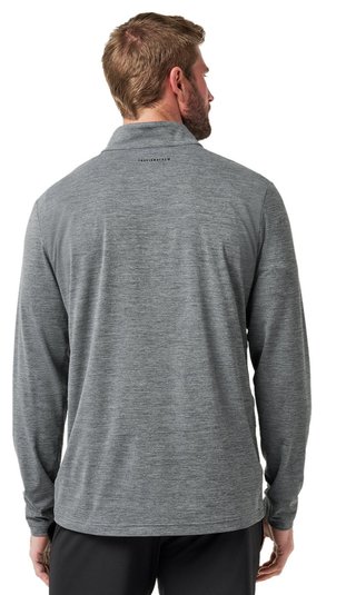 Travis Mathew Heater Pro 1/4Zip sudadera de hombre, heather grey