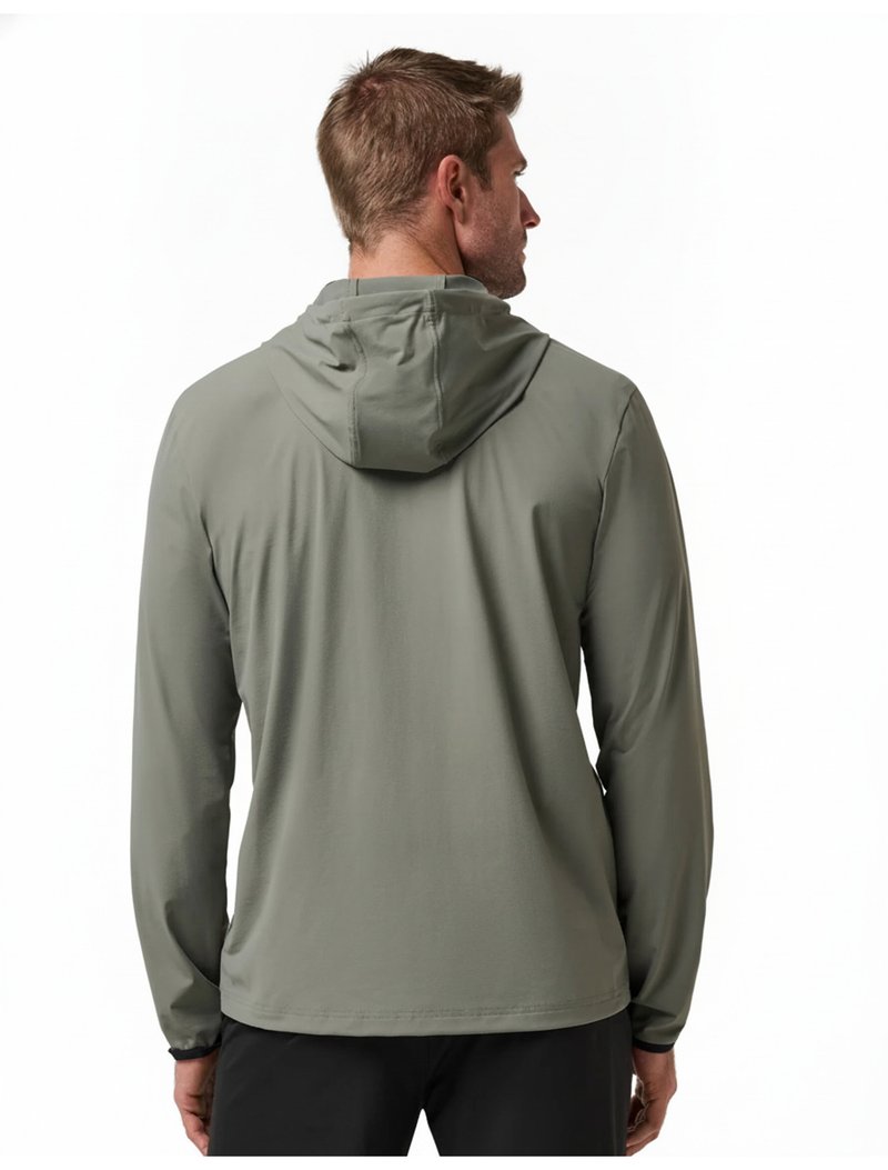 Travis Mathew Hero Hour Tech sudadera con capucha de hombre, dark olive