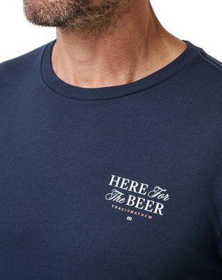 Travis Mathew Stout Standard camiseta de hombre, total eclipse