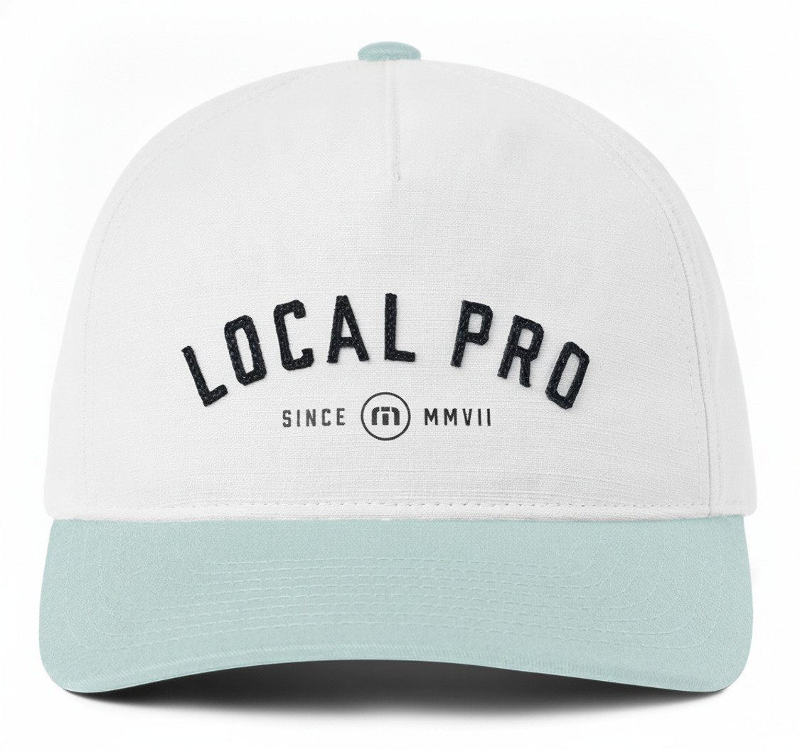 Travis Mathew Local Pro gorra de hombre, blanca