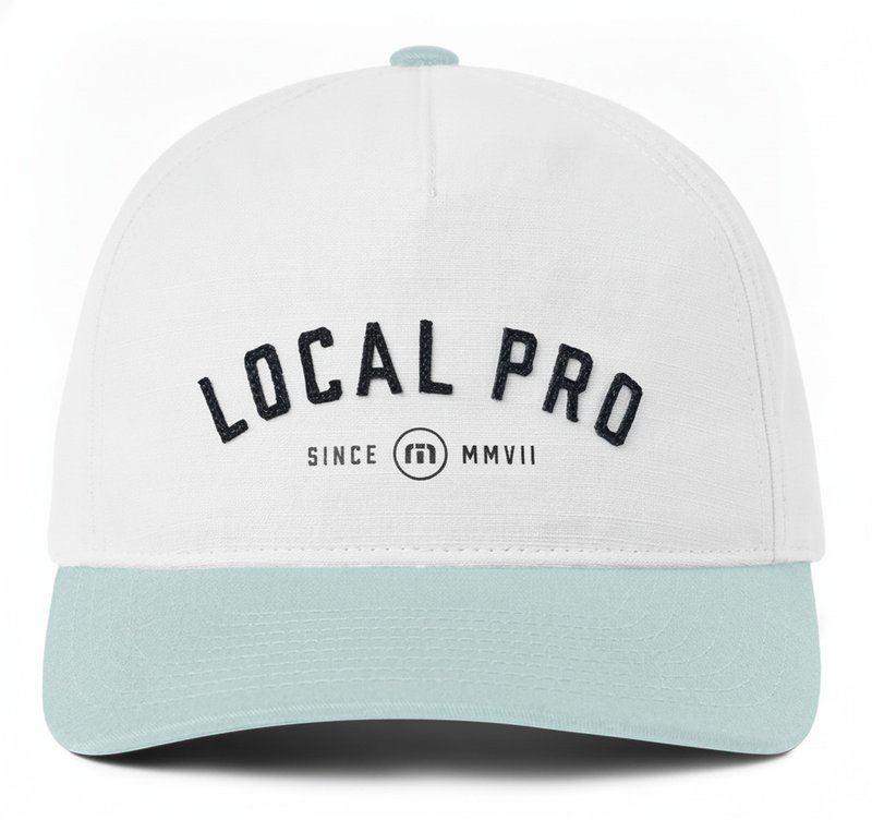 Travis Mathew Local Pro gorra de hombre, blanca